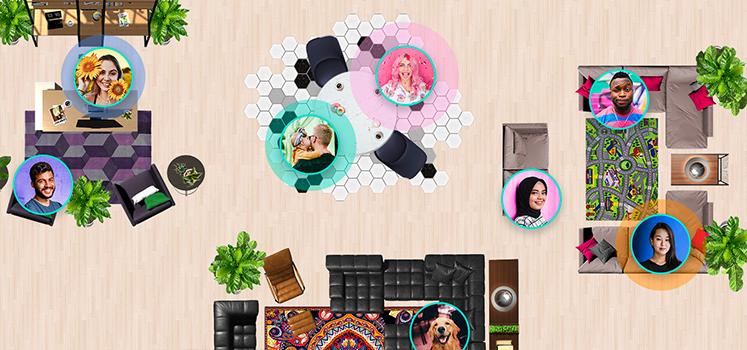 Customised virtual team communication spaces with Orbital